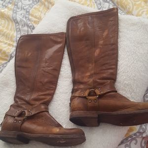 Frye - Phillip Harness Tall - Cognac